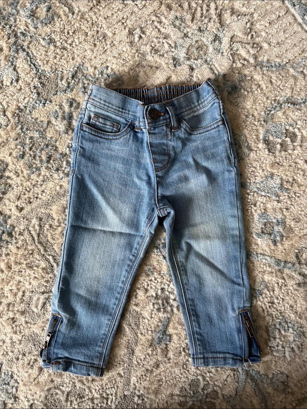 Light Wash Blue Baby Denim Jeggings